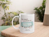 Taza testigos boda
