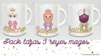 Pack tazas los tres Reyes Magos